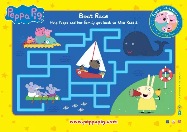 Peppa Pig Boat Race